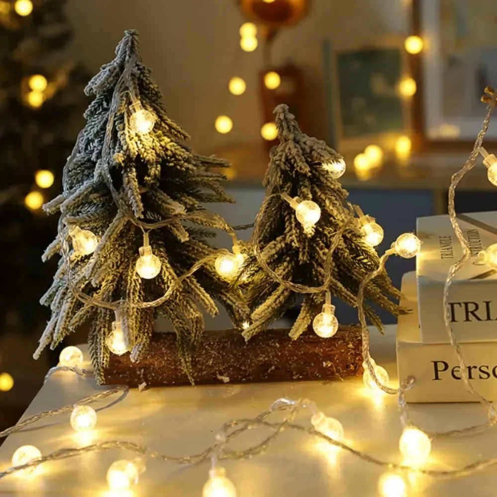 6 متر في الهواء الطلق LED سلسلة ضوء USB/بطارية تعمل بالطاقة الكرة مقاوم للماء حديقة الممر فناء ضوء الزخرفية زينة عيد الميلاد