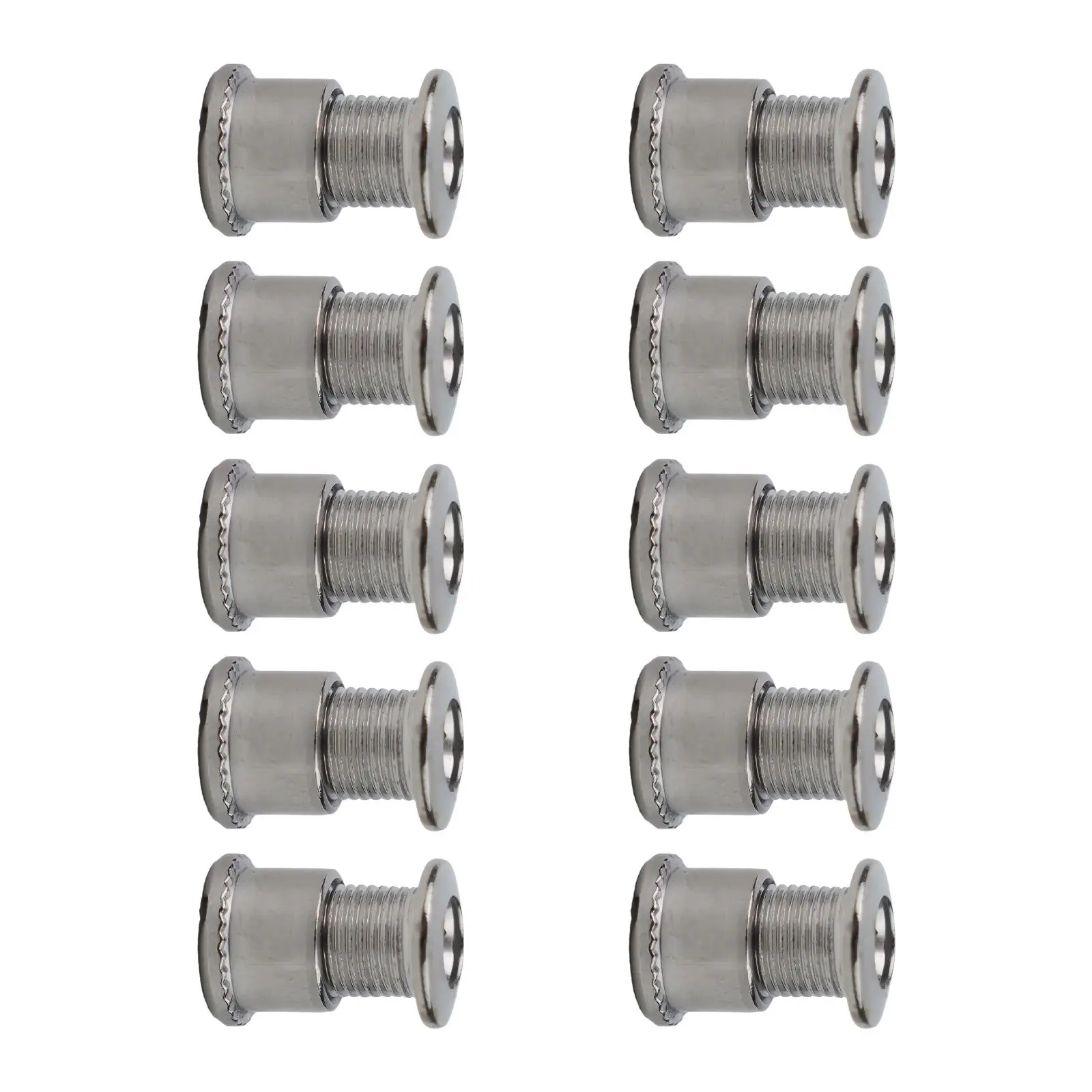 Cycling Tool Chainring Screws Stainless Steel Longer Service Mountain Bike Silver Single/Double/Triple Bolts Durable