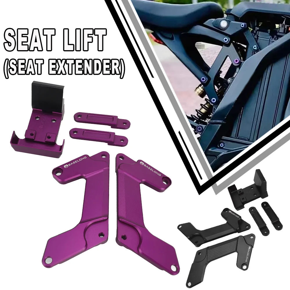 FOR Surron light bee X S L1E Bike 2023 2024 Segway X160 X260 Parts Rise UP Seat Riser Seat Raise Lift Bracket Electric Dirt Bike