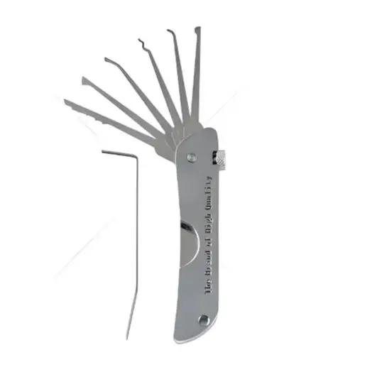 5mini-picks Lock Pick Set Locksmith Tool Lock Pin Broken Key Extractor Key Remove Hooks Lock Professional DIY Hand Tools