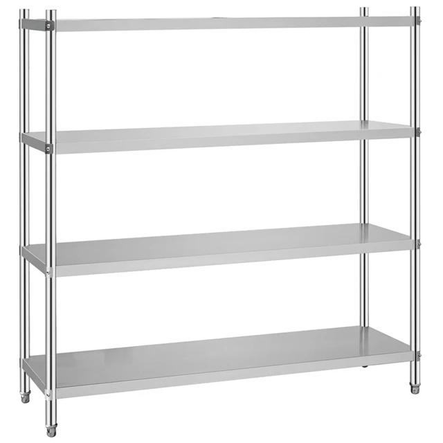 

Commercial Kitchen Storage Rack Stainless Steel for Hotel & Restaurant Use