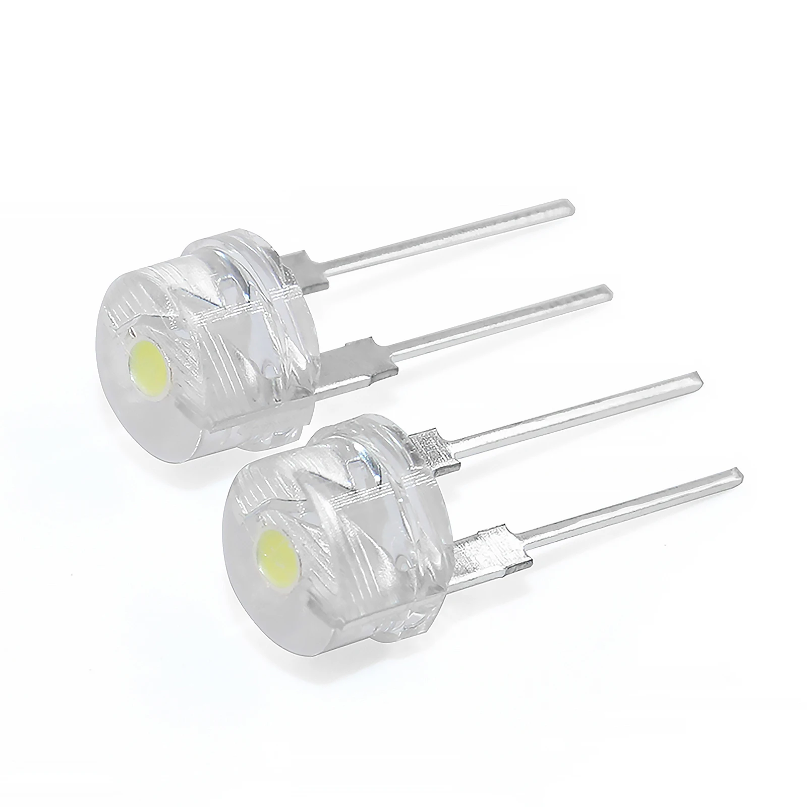 10pcs 5mm Hat LED Diode Super Bright Colorful 0.06W/0.3W/0.5W Power F5 Light Emitting Diode White Red Yellow Green Blue Lamp