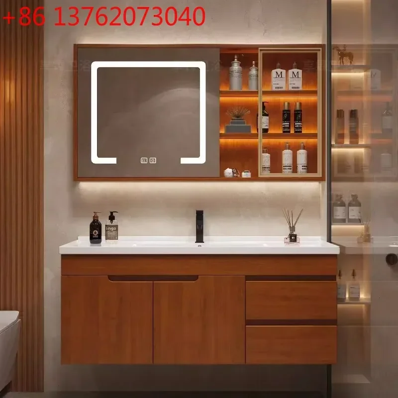 Storage Rustic Sets Bathroom Cabinets Luxury Minimalist European Design Bathroom Cabinets Fancy Corner Combination Furniture