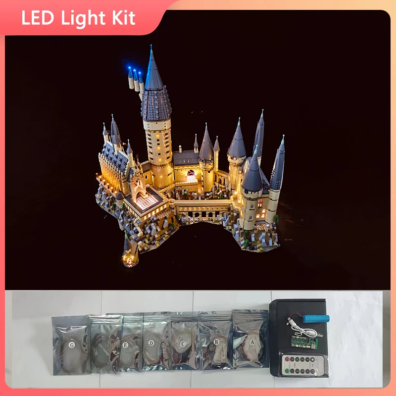 71043 Hogwarts Castle LED Upgrade Light Kit For Compatible 69500 (Only Lighting Inlcuded)