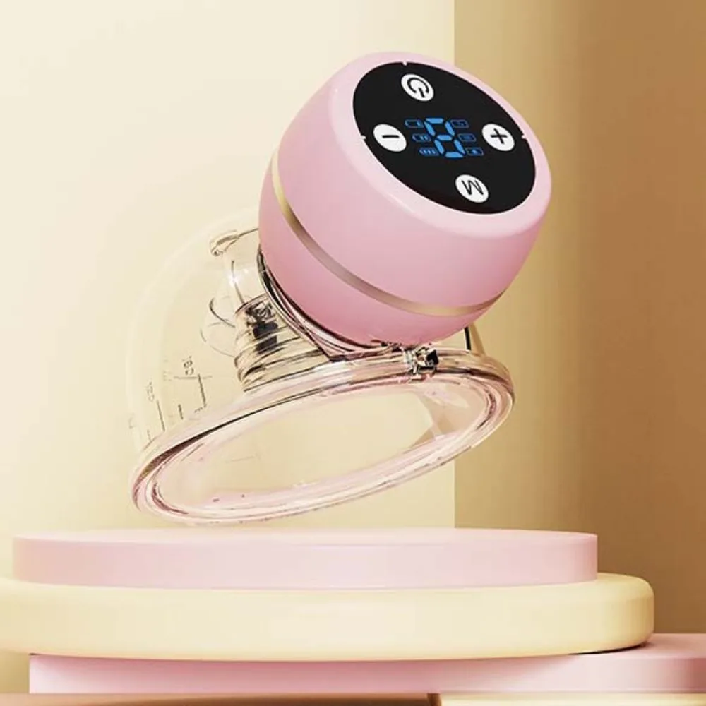 

Longer Battery Life Electric Breast Pump 9 Levels Low Noise Hands Free Breast Pump LED Display Silent Breast Pump Working Moms