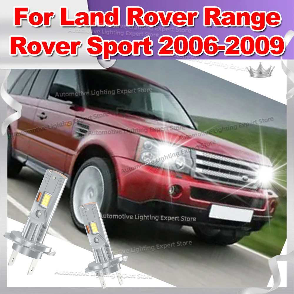 

LED CANBUS Lights 1:1 Halogen Lamp Car Headlight 180W 6000K Bulbs For Land Rover Range Rover Sport 2006 2007 2008 2009