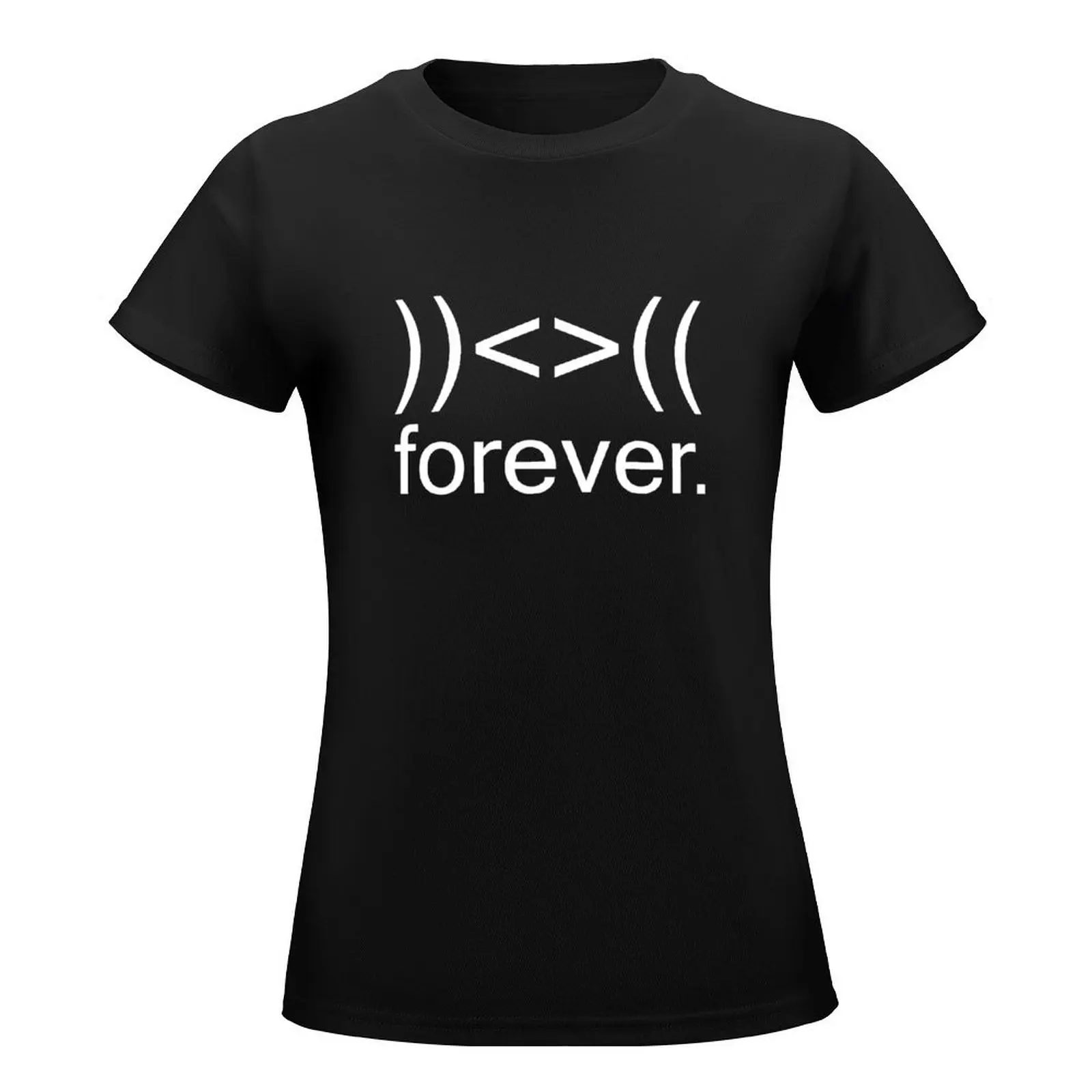 Back and Forth Forever (B) T-Shirt blanks vintage clothes kawaii clothes Women's cotton t-shirt