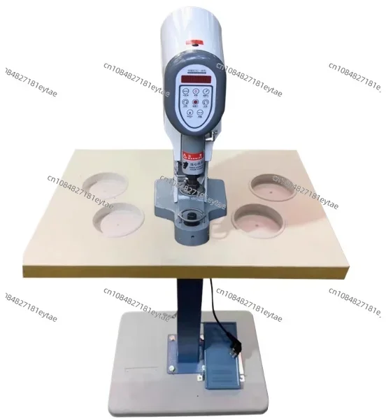 

Snap Fastener Machine Electric Semi-automatic Computer Button Attaching Machine Metal Big White Buckle Tapping Machine