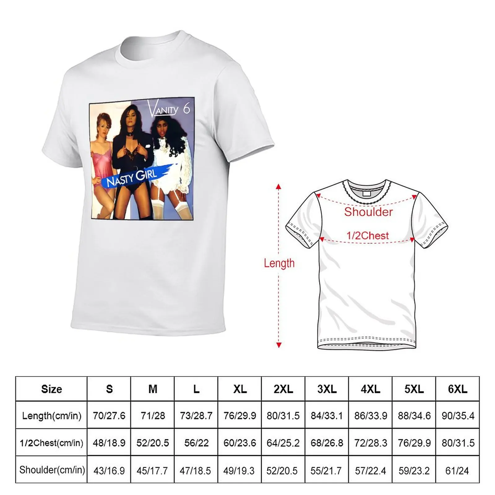 vanity 6 nasty T-Shirt Casual Daily Outfit T-Shirt