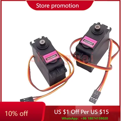 

Цена по прейскуранту завода-изготовителя MG996R Мини-серводвигатель 55 г Полуметаллический рулевой механизм, двунаправленный робот/Мариопилятор/Машина с дистанционным управлением