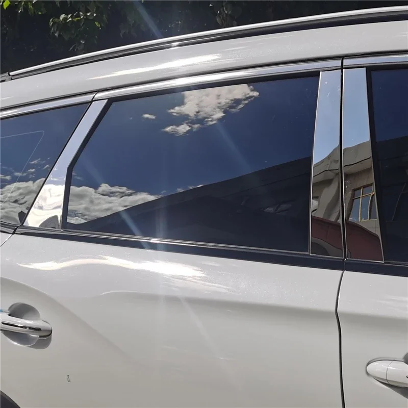 

WELKINRY For Chery Jetour X90 2019-2025 X90 Plus Stainless Steel Car Body Door Window Central Middle B C Column Pillar Post Trim