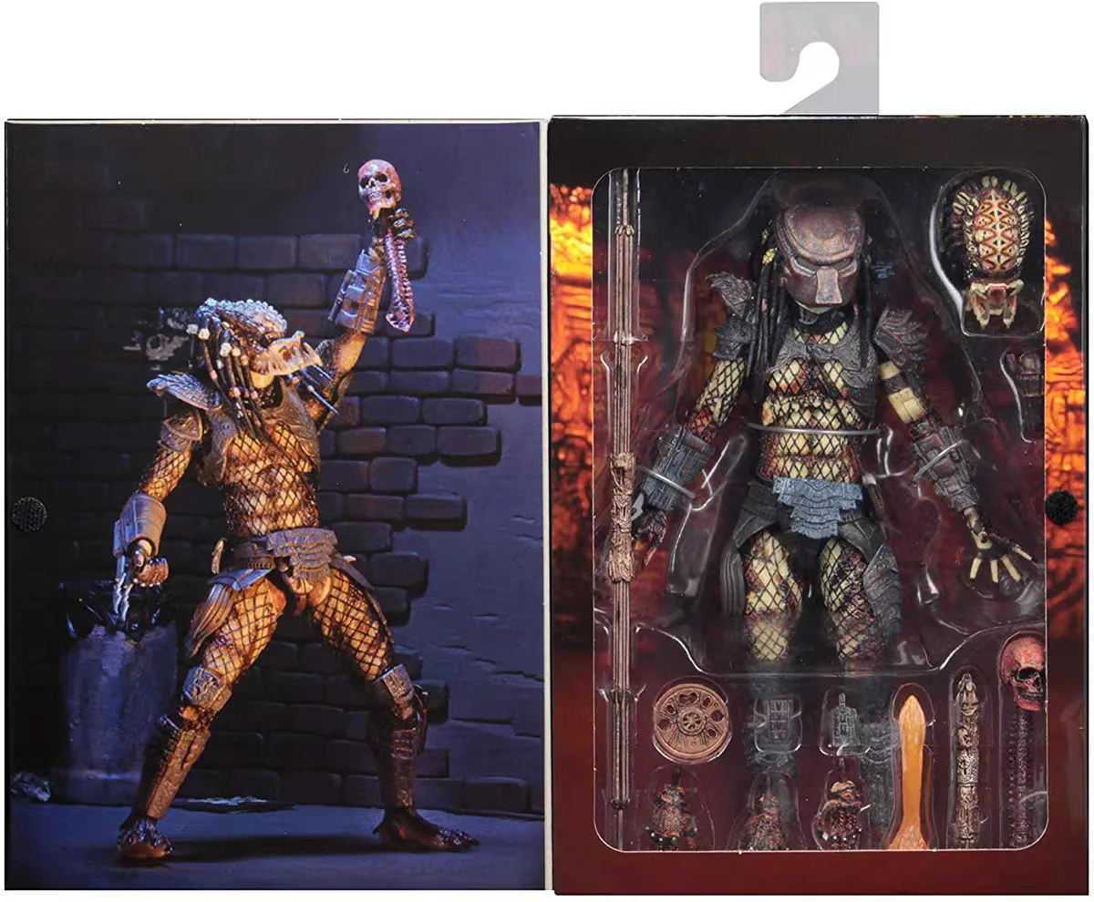 

NECA Predator 2 City Hunter Figrue Ultimate 1990 Predator 2 City Hunter Model HandMade Toy Collection Birthday Gifts