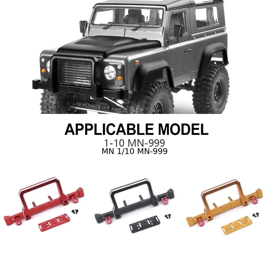 

1/10 Aluminum Alloy Durable Front Bumper For MN MN- RC Car Part RC Car Accessories Replacement Parts RC Upgrade Part