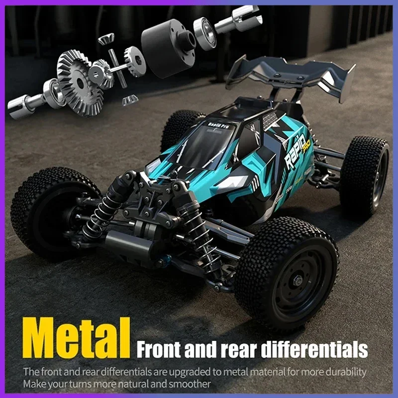 Brushless Racing 1:16 สี่ล้อไดรฟ์ RC รถ 70 กม./ชม.ความเร็วสูง off-road รถรีโมทคอนโทรลรถของเล่นเด็กคริสต์มาสของขวัญ SCY 16201