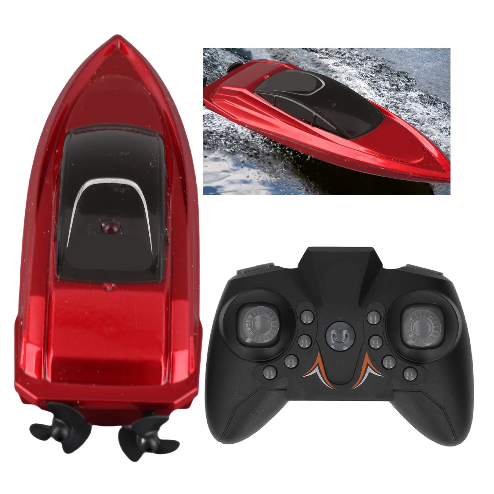 2.4G Remote Control Boat USB High Speed Electric Boat Waterproof Mini Remote Control Speedboat Remote Control Speedboat