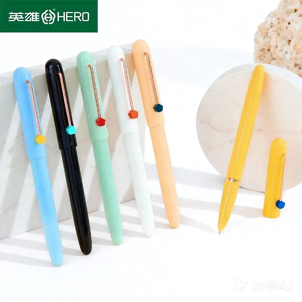 

Ручка HERO Six Colors Pen 616EF с иридиевым наконечником и магнитным колпачком, подходит для студентов, для ежедневной практики и офисной работы.