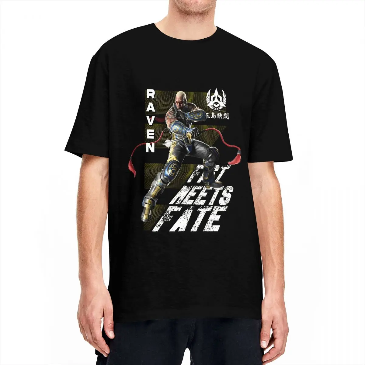 Streetwear Raven Tekken 8 Tshirts Unisex Cotton Short Sleeve Video Game Round Neck Summer Clothes