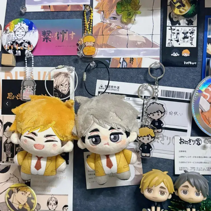 

10cm miya atsumu miya osamu Cute Cotton Plushies Anime Plush Pendant Backpack Keychain collection Christmas Gifts