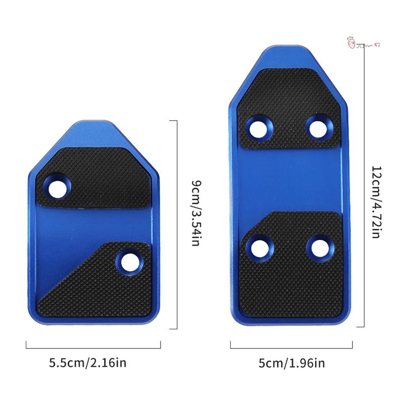 

[X6O] 3PCS Anti Slip Aluminum Surface For Polaris Slingshot 2017+ Brake Clutch Accelerator Pedals Car Accessories