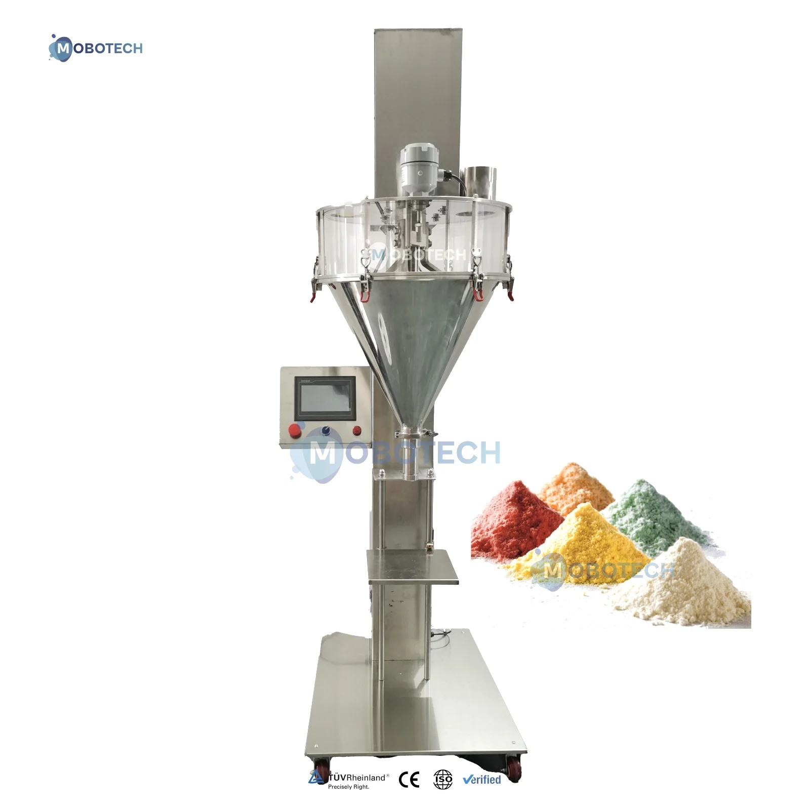 High-accuracy automatic quantitative screw Vertical powder filling machine powder filling machine 15L/30L/50L 10-1000g