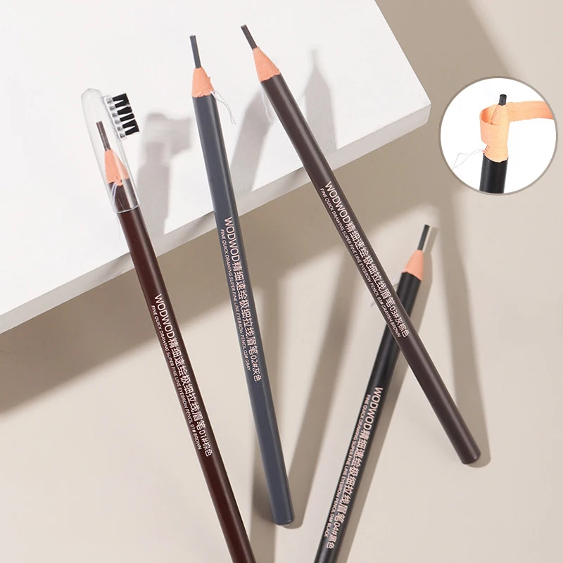 1 Pcs Waterproof Sweat-Proof Eyebrow Pencil Ultra-Thin  Eyebrow Pen For Women Beauty Cosmetic Eyebrow Pencil Cosmetics Tool