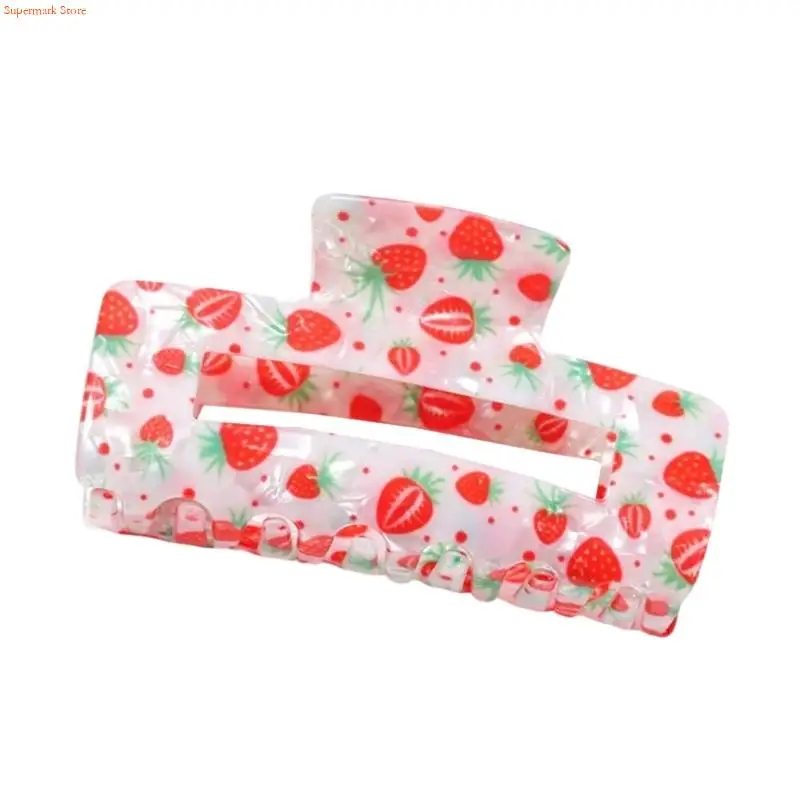 Q5WE Lemon Hair Claw Clamps odporny na poślizg PRZEWODNIK DO KOBIET DZIEWCZYNY Sezonowe zużycie imprezowe