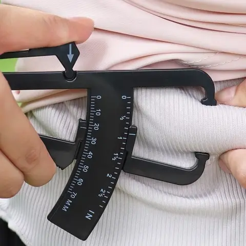 남성 및 여성을 위한 백분율 차트가 포함된 체지방 측정기 키트 정확한 체성분 분석기 측정 장치