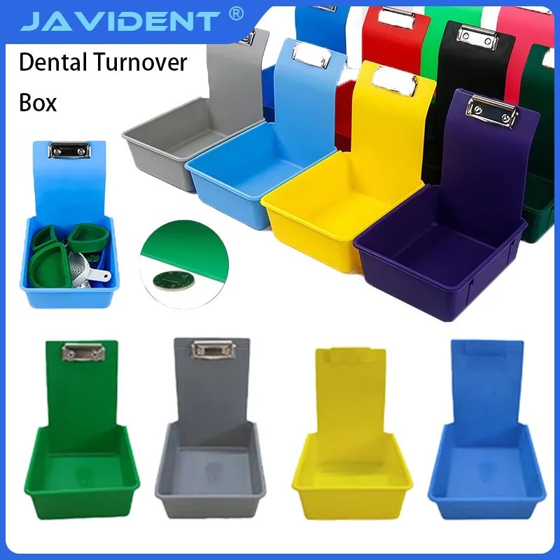 5Pcs Thick, Durable Dental Storage Box; Snap-Closure Model Storage Box; Organizing and Storing Models in A Dental Laboratory