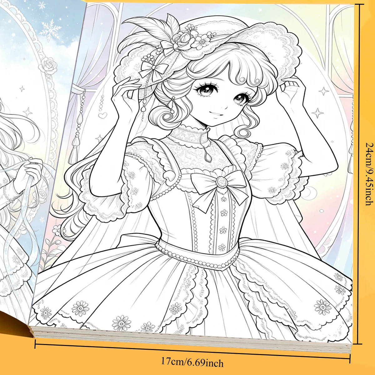 The Princess Coloring Book for Kids, 32 Pages Fairy‑Tale Princess Pattern Drawing Workbook, Creative Hand‑Drawing Art Book