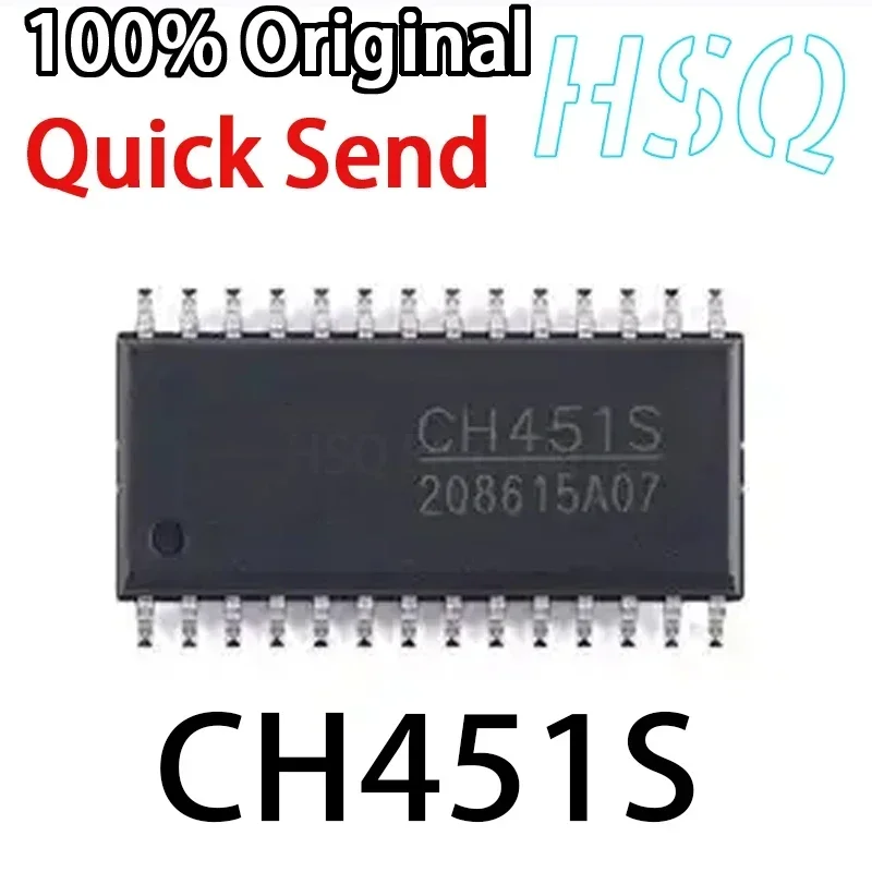 CH451S CH451 SOP28 цифровой ламповый драйвер и чип управления клавиатурой, оригинальный и новый