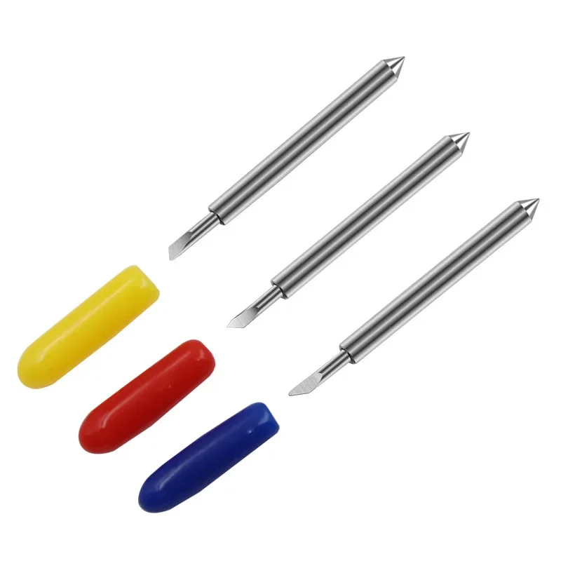 10pcs 30 45 60 Cutter Cemented Carbide Blade Cutting Plotter Blade Milling Cutter Carving Tools For Degree Roland Plotter