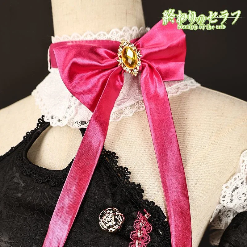 New Anime Seraph Of The End Krul Tepes Cosplay Costume Girl Dress Lolita Lace Princess Uniform Suit Masquerade Outfit Clothes