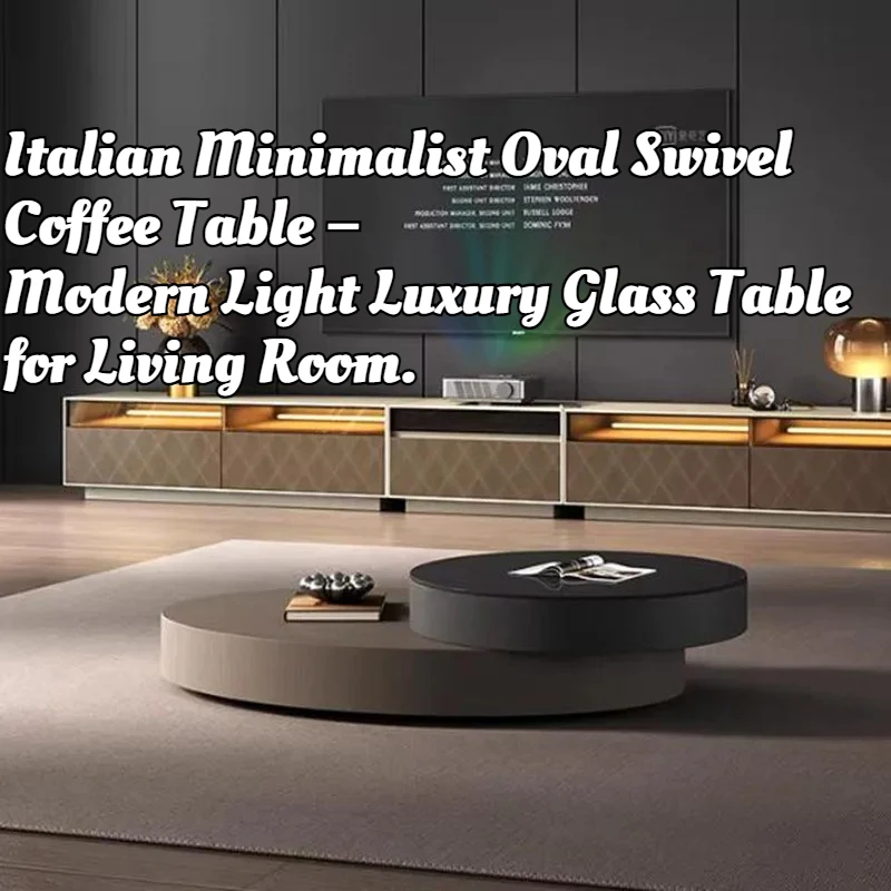 Clear Luxury Coffee Table Bedroom Book Adjustable Round Coffee Tables Rotate Authentic Multi Function Living Room Furniture