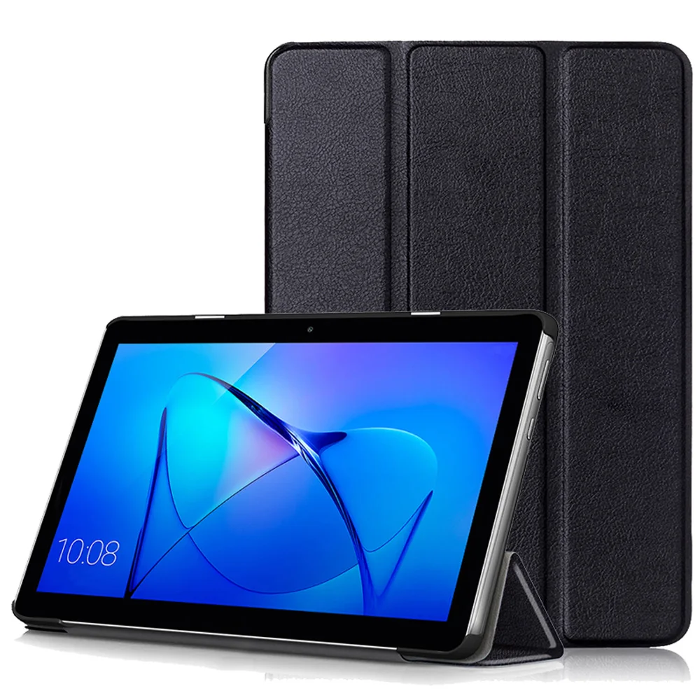 10.1-inch Octa Core Tablets 4GB+64GB ROM Google Play Dual SIM Phone Call, WiFi, Bluetooth, 6000mAh Battery, with Protective Case