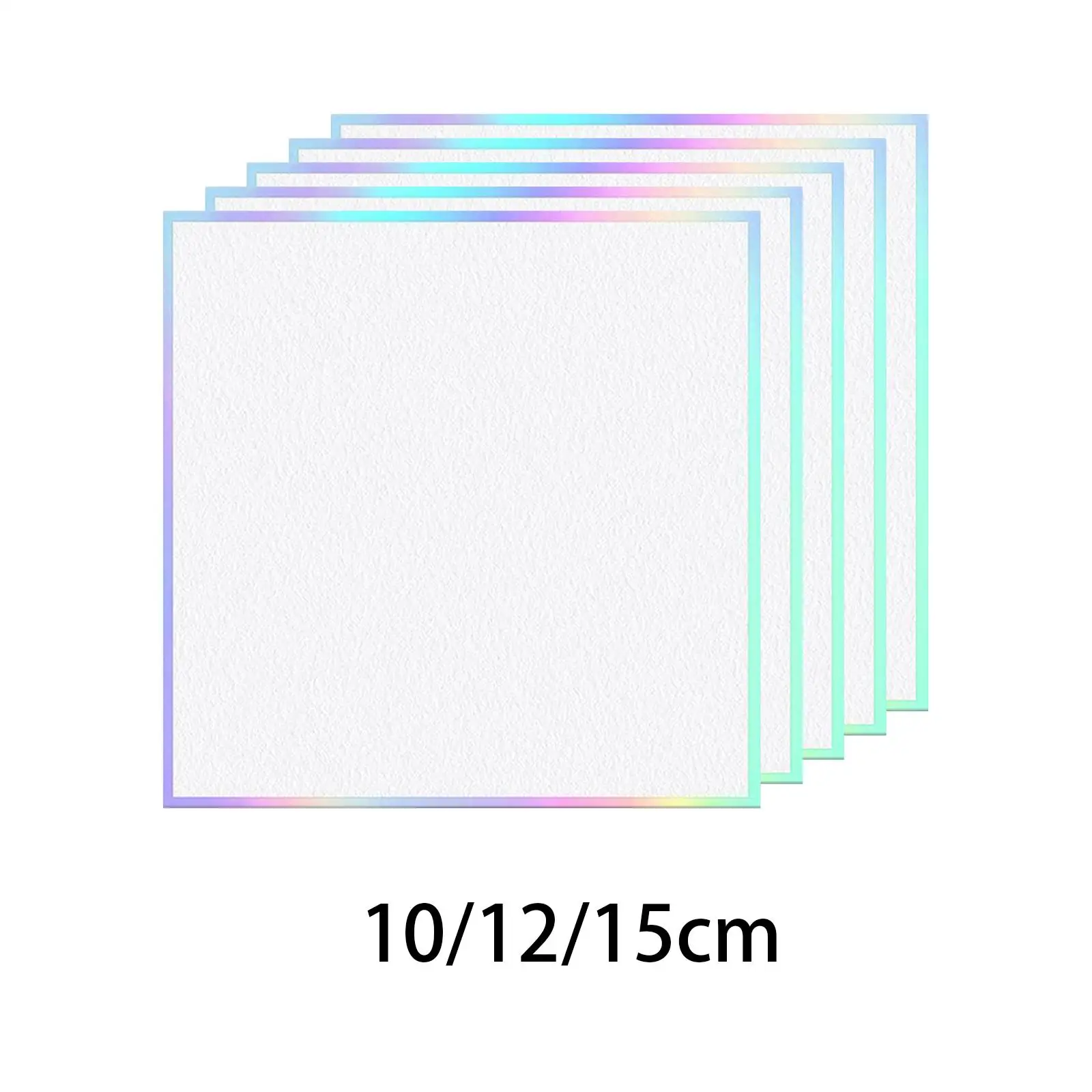 5 Pieces Japanese Shikishi Boards Square Washi Paper Signature Boards for Calligraphy Sketching Creative Projects Marker Compact