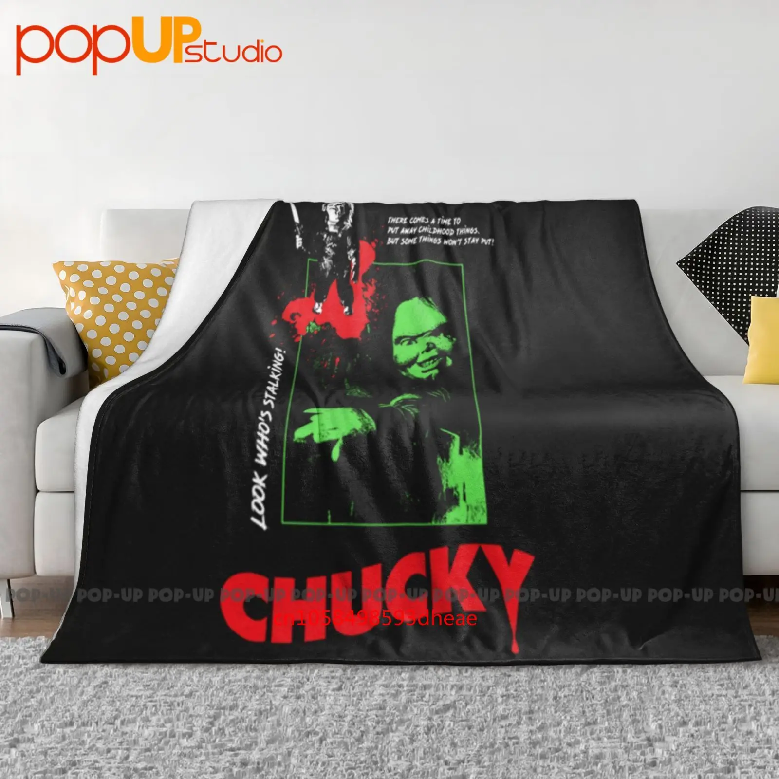 Детское игровое ультра-мягкое одеяло Chucky Look Whos Stalking, одеяло, зимнее покрывало для дивана, покрывала на кровать