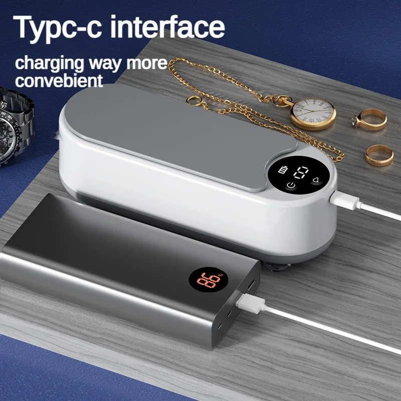 XIAOMI MIJIA 45 Гц чистый ультразвуковой очиститель портативная бытовая чистящая машина очиститель ювелирных изделий машина кольцо стекло кисть для макияжа