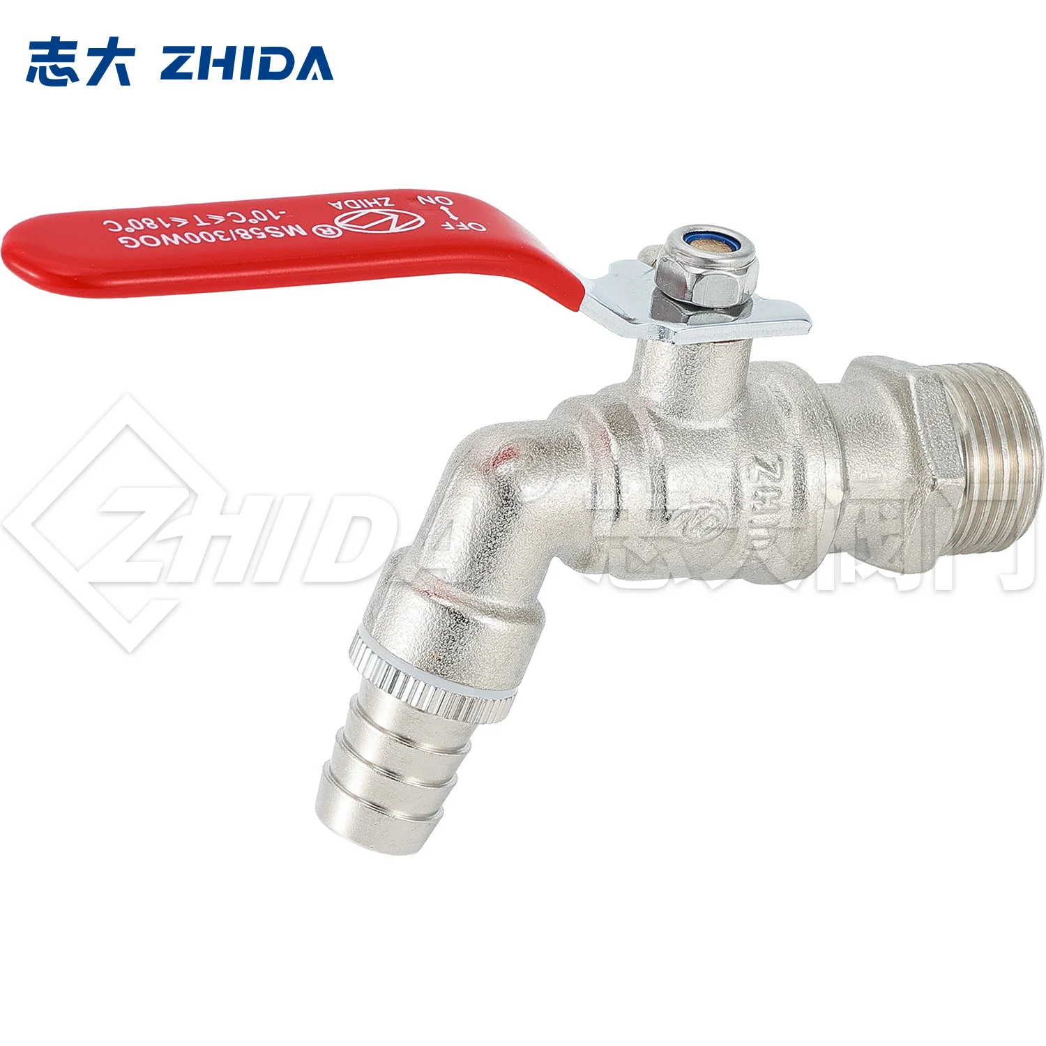 Outdoor all-copper tap with ball valve, high-flow, freeze-proof, suitable for washing machines, mop sinks and baby bottle cleani