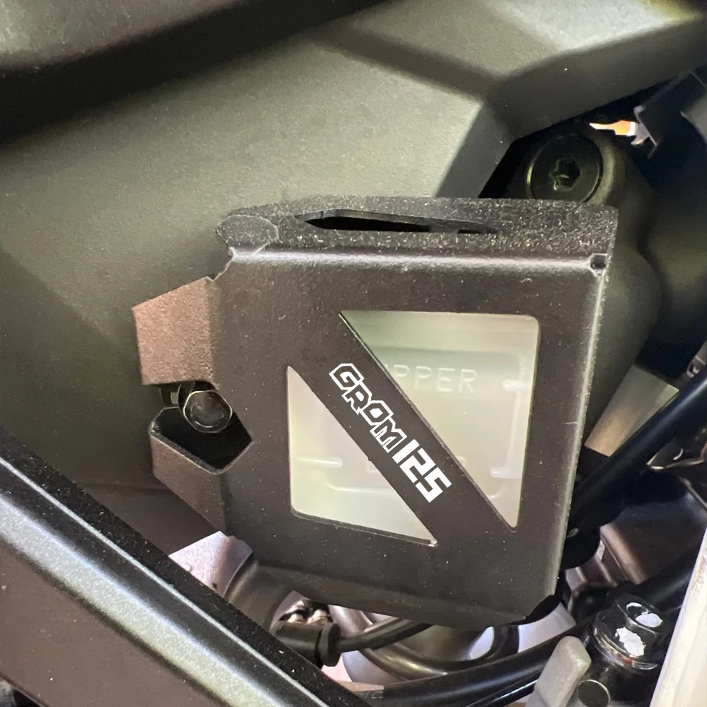 For Honda CT125 GROM125 GROM 125 MSX MSX125 CT 125 2020 2021 2022 2023 2024 2025 2026 Rear Brake Fluid Reservoir Cap Cover Guard