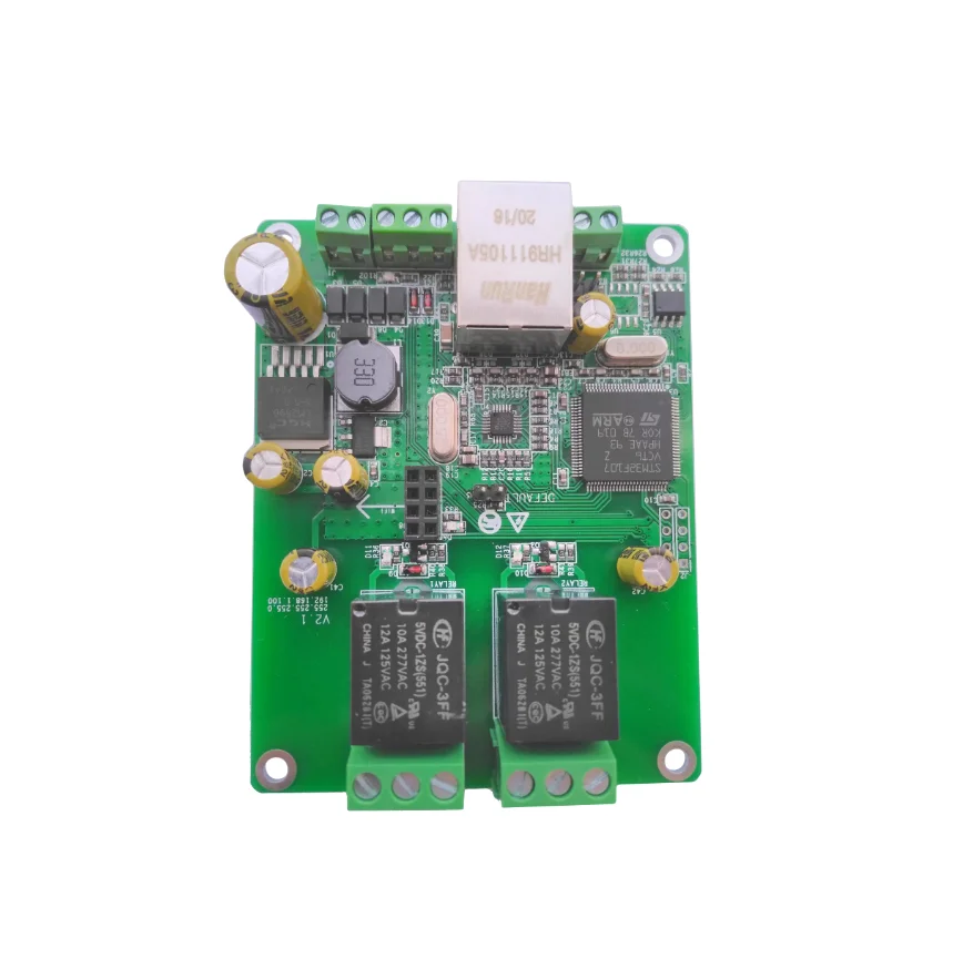 

2-канальный сетевой релейный модуль MODBUS, триггерная задержка высокого и низкого уровня, переключатель включения/выключения 12 В, 24 В, CAN RS485