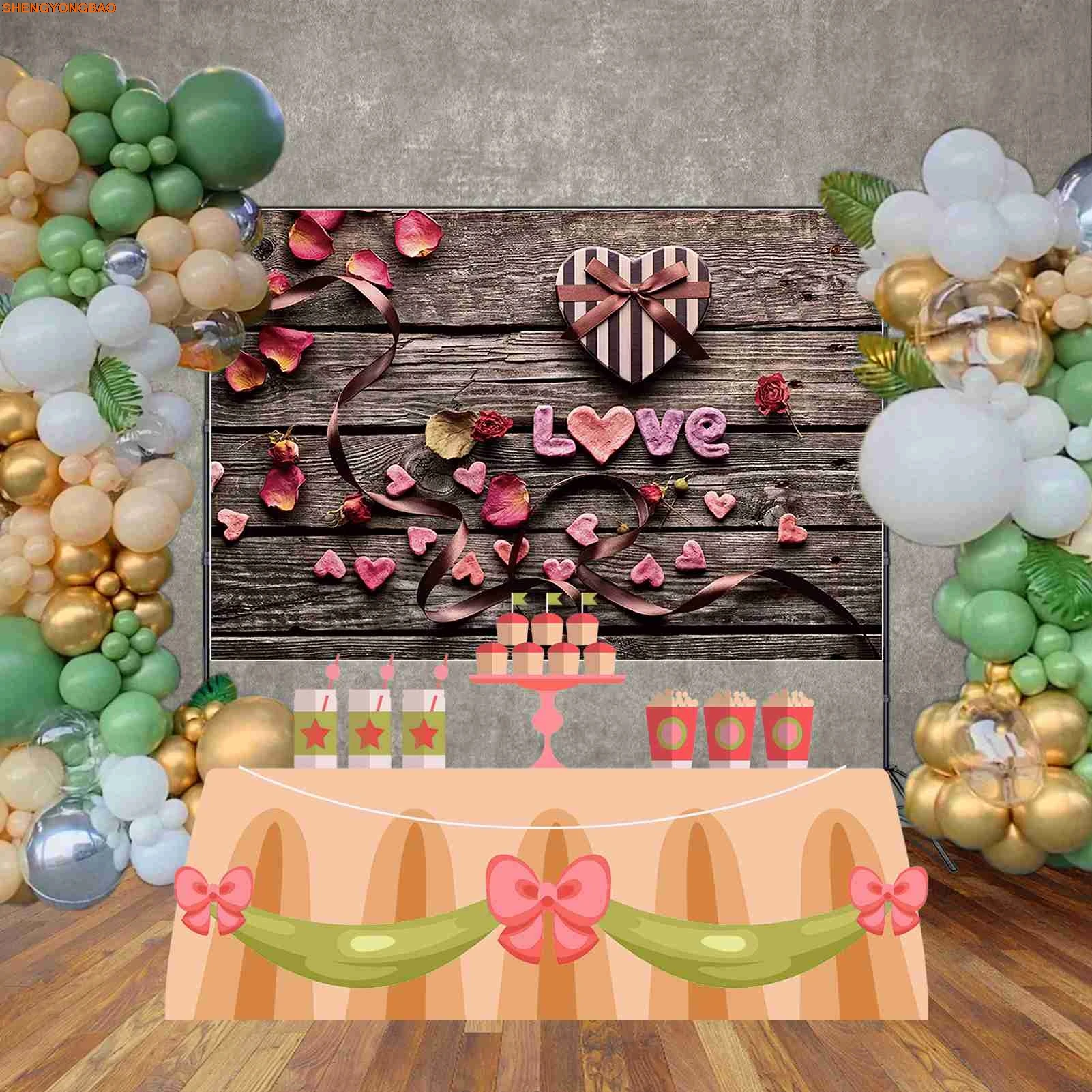 ألواح الورد الحمراء خلفيات للتصوير الفوتوغرافي لعيد الحب للأطفال خلفيات لافتة للتصوير في استوديو الصور