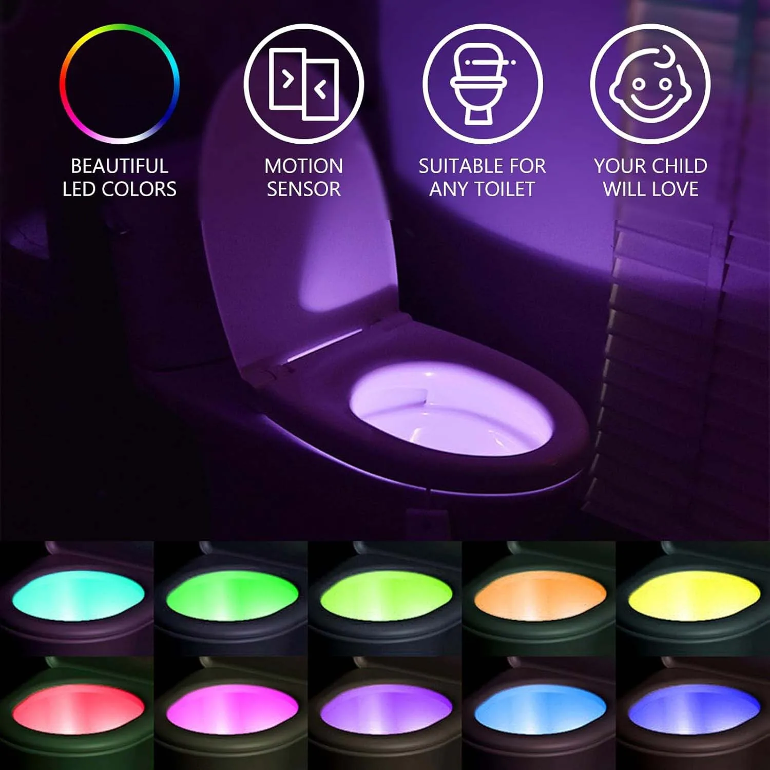 Motion Sensor Night Light Type-C Charging Cable, Rechargeable Warm and White Night Lamp with Magnetic Attachment
