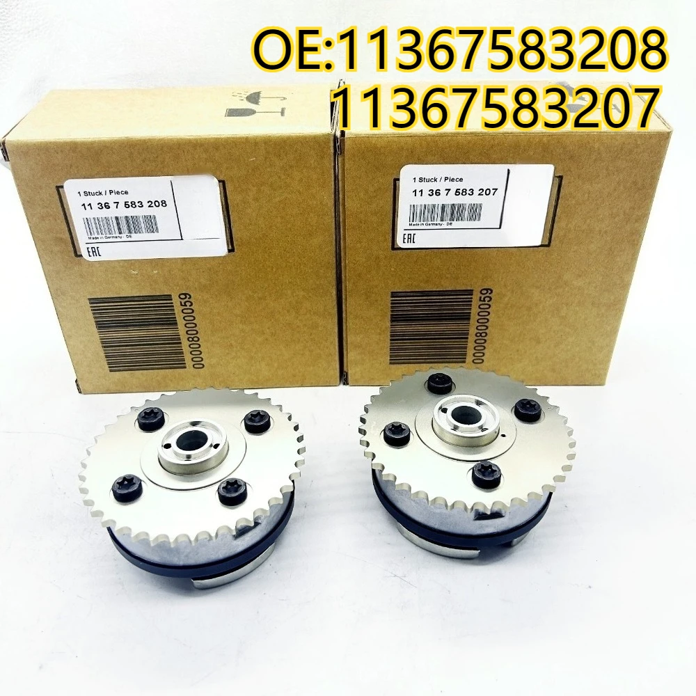 High quality New For 11367583208 11367583207 Timing Chain Sprocket Intake & Exhaust Camshaft For BMW N55 N52 N54 11367583207