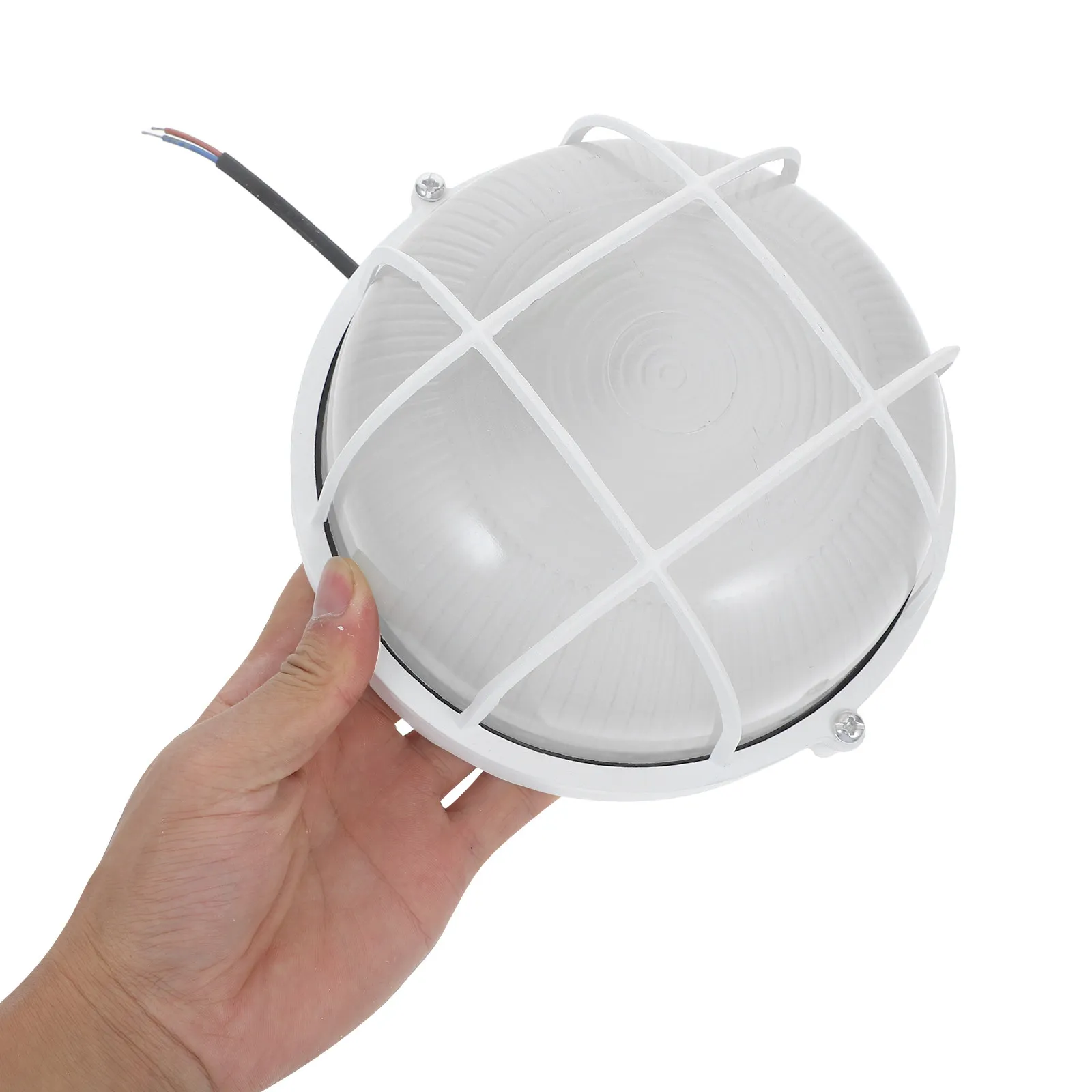 Sauna Lighting Fixture E27 Socket Tempered Glass Sauna Room Ceiling Light Moisture Resistant Aluminum Frame Steam Room Light