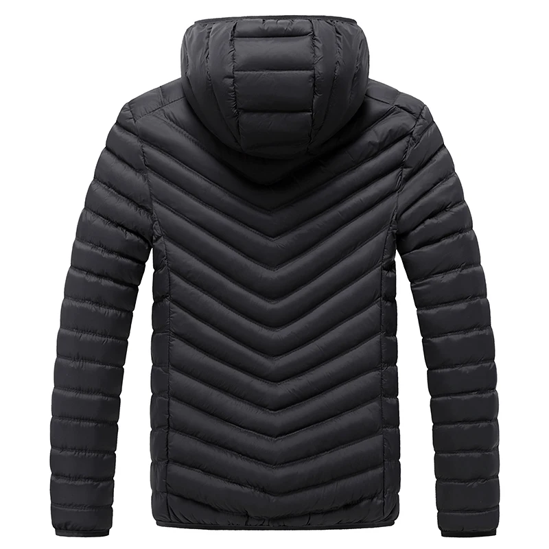 Men Padding Jacket Winter Puffer Padding Colorful Outwearing Windproof With Detachable Hood Overcoat Winter Cloth Free Shipping