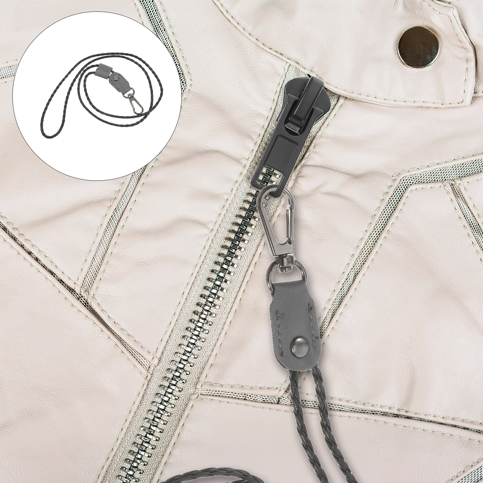 

1pc Puller Hook For Clothing Shoes Bags, Zipper Assist Tool For Elderly Women , Travel Zipper Helper With Lanyard, Unzip Aid