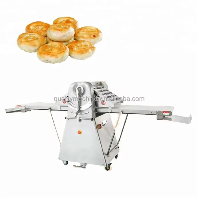 Commerical Automatic Stainless Steel Pastry Dough Sheeter / Pizza Dough Sheeter Machine
