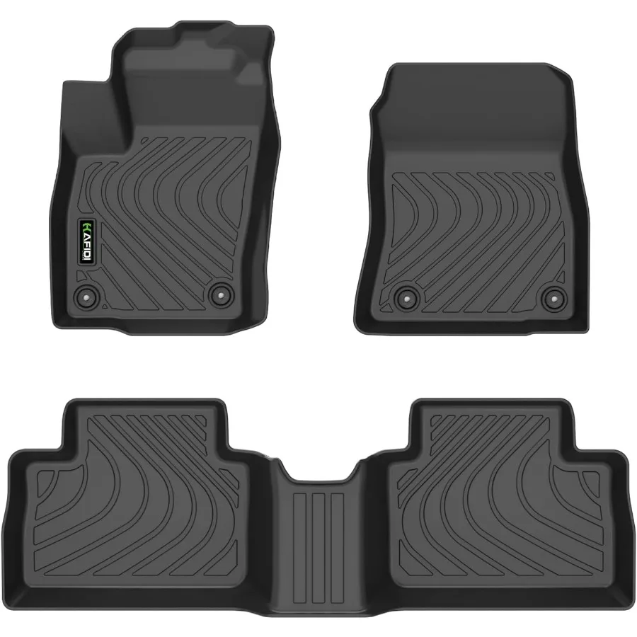 

Пользовательские коврики для Nissan Kicks 2025 AllWeather Protection TPE Сверхмощные нескользящие автомобильные напольные вкладыши подходят для передней и сестрой