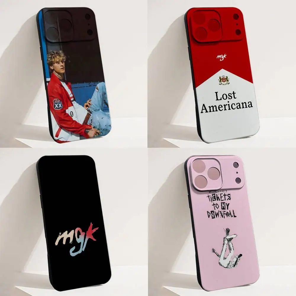 

MGK L-Lost A-Americana Phone Case For iPhone 17,16,15,14,13,12,11,X,XS,8,7,Pro,Max,Plus,E,SE4,Air,Mini Black Funda Shell