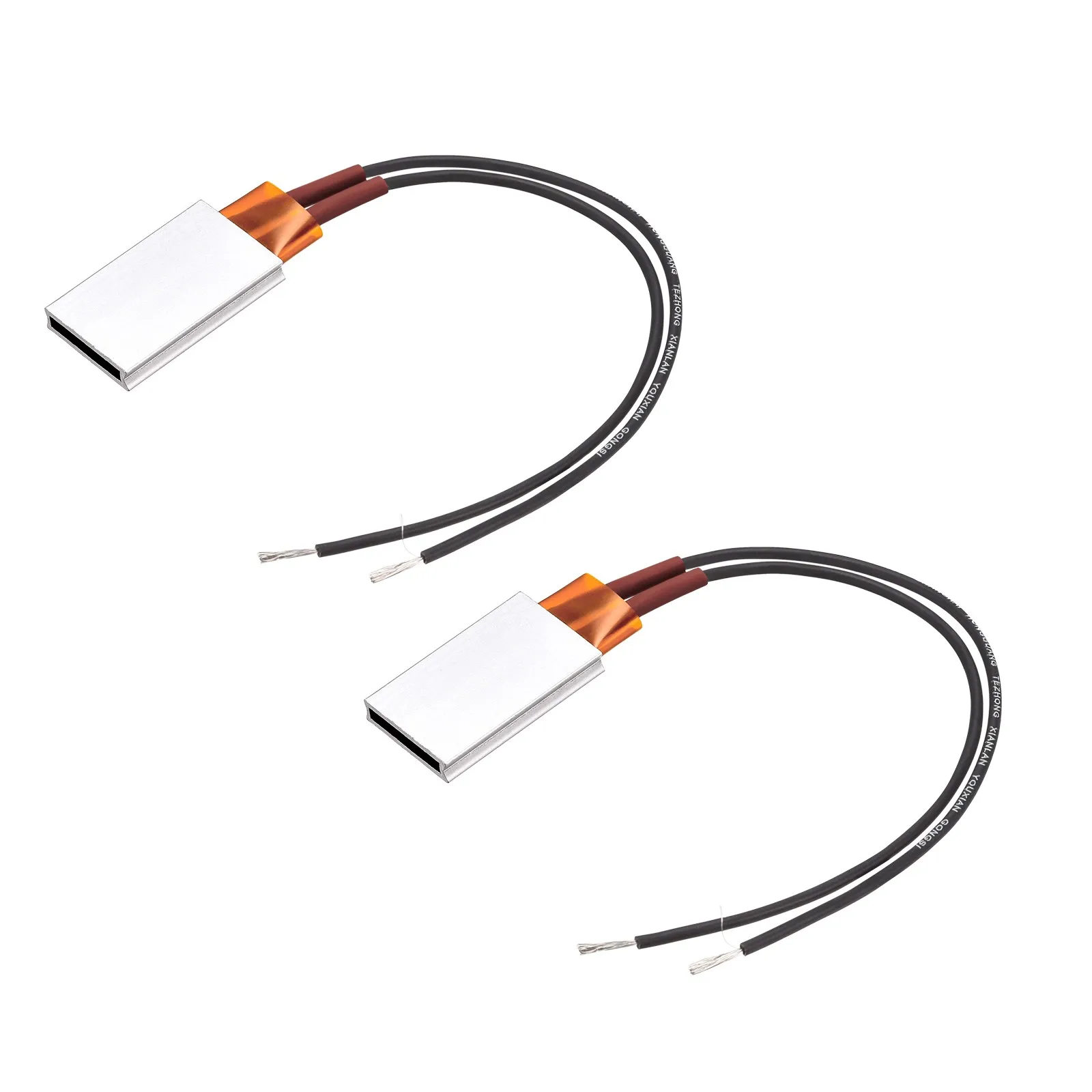 2-個-12v-ptc-発熱体-70-°-c-3d-プリンター-diy-プロジェクトインキュベーター用の恒温セラミックサーモスタットヒータープレート